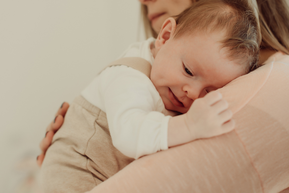 Mother Holding Baby