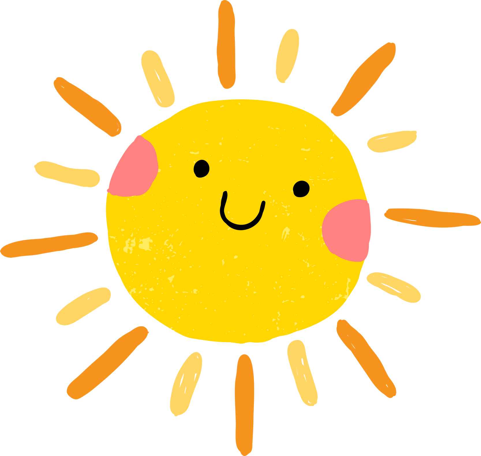 Smiling Sun Cartoon